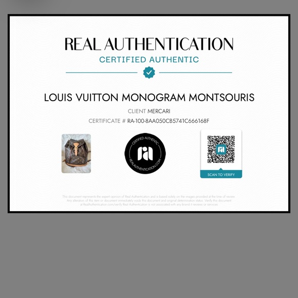 Louis Vuitton Classic Monogram Tan and Brown Backpack - Picture 13 of 13